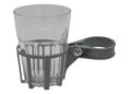 Porte-Boisson argent gobelet transparent