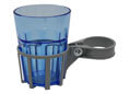 Porte-Boisson argent gobelet bleu