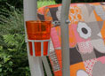 Porte-Boisson champagne gobelet orange