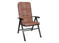 Coussin de chaise dossier haut Modena rouge