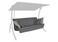 Coussin balancelle Drift Smart granit