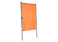 Toile de store balcon vertical uni orange Polyacrylique