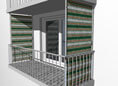 Store Balcon vertical Design No. 3500