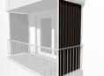 Toile de store balcon vertical No. 2400