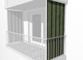 Toile de store balcon vertical No. 8200