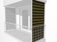 Toile de store balcon vertical No. 1900