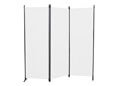 Paravent en 3 parties PE blanc