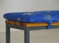 Coussin de banc 150 cm Corfou bleu