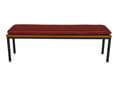 Coussin de banc 120 cm Faro bordeaux