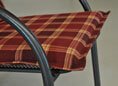 Coussin de chaise Rio bordeaux