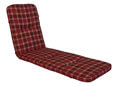 Coussin de chaise longue Exklusiv Rio bordeaux