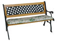Coussin de banc 120 x 40 cm Lierre