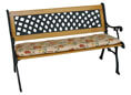 Coussin de banc 120 x 40 cm Le Cap beige