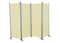 Paravent en 4 parties PE beige