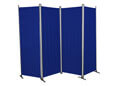 Paravent en 4 parties Swingtex bleu