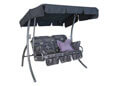Balancelle 2 places Comfort Papillon gris