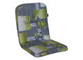 Coussin de chaise dossier bas Exklusiv Bambou gris