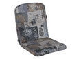 Coussin de chaise dossier bas Exklusiv Neubourg gris