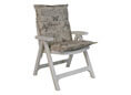 Coussin de chaise dossier bas Papillon beige