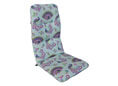 Coussin de chaise dossier haut Paon