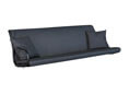 Coussin balancelle Elegance Zip anthracite