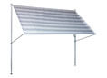 Toile de store Premium Rayure gris clair