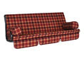 Coussin balancelle Trend Rio bordeaux