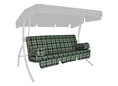 Coussin balancelle Trend Rio vert