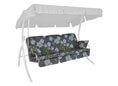 Coussin balancelle Comfort Merano gris
