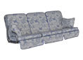 Coussin balancelle Comfort Papillon bleu