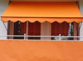 Brise-Vue 90 cm, Design uni orange PE