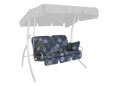 Coussin balancelle 2 places Comfort Merano gris