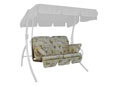 Coussin balancelle 2 places Comfort Bergame