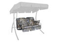 Coussin balancelle 2 places Comfort Neubourg gris