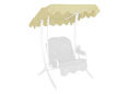 Toit balancelle 100 x 145 cm Swingtex ivoire