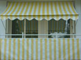 Brise-Vue 75 cm, Design jaune-blanc