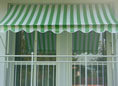 Store Balcon Design vert-blanc