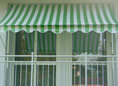 Store Balcon Design vert-blanc Store Balcon Design vert-blanc