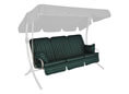 Coussin balancelle Exklusiv Faro vert