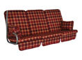Coussin balancelle Exklusiv Rio bordeaux
