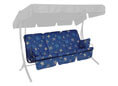 Coussin balancelle Exklusiv Corfou bleu