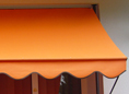Toile de store Design uni orange Polyacrylique