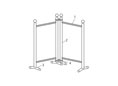 Set de vis pour cloison