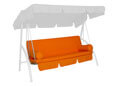 Coussin balancelle Club uni orange