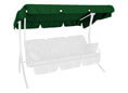 Toit balancelle 210 x 145 Swingtex vert