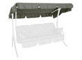 Toit balancelle 210 x 145 Swingtex anthracite