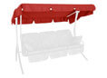 Toit balancelle 210 x 145 Swingtex corail