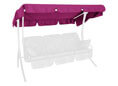 Toit balancelle 210 x 145 Swingtex rose