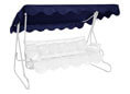 Toit balancelle 210 x 145 cm PE bleu