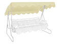 Toit balancelle 210 x 145 cm PE beige